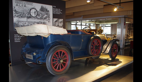 A.L.F.A. 24 HP 1910 - The birth of Alfa Romeo  rear